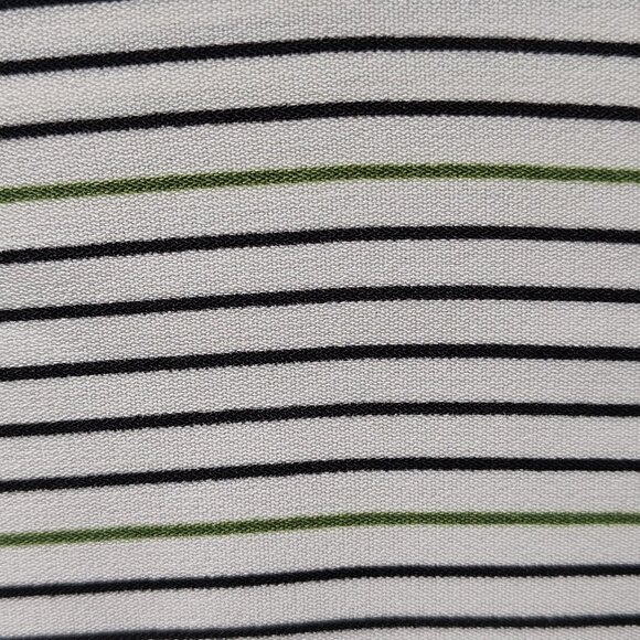 Covington Women’s Striped Button Down Blouse 3/4 Sleeve sz XL - Picture 3 of 5